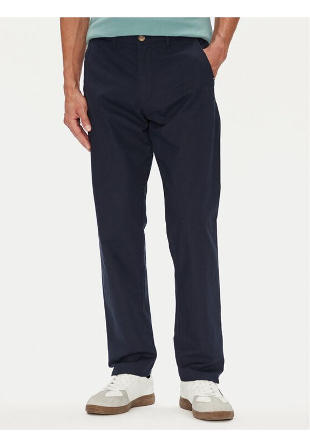 U.S. Polo Assn. Chinosy MUP3610 Granatowy Slim Fit. Kolor: niebieski. Materiał: bawełna