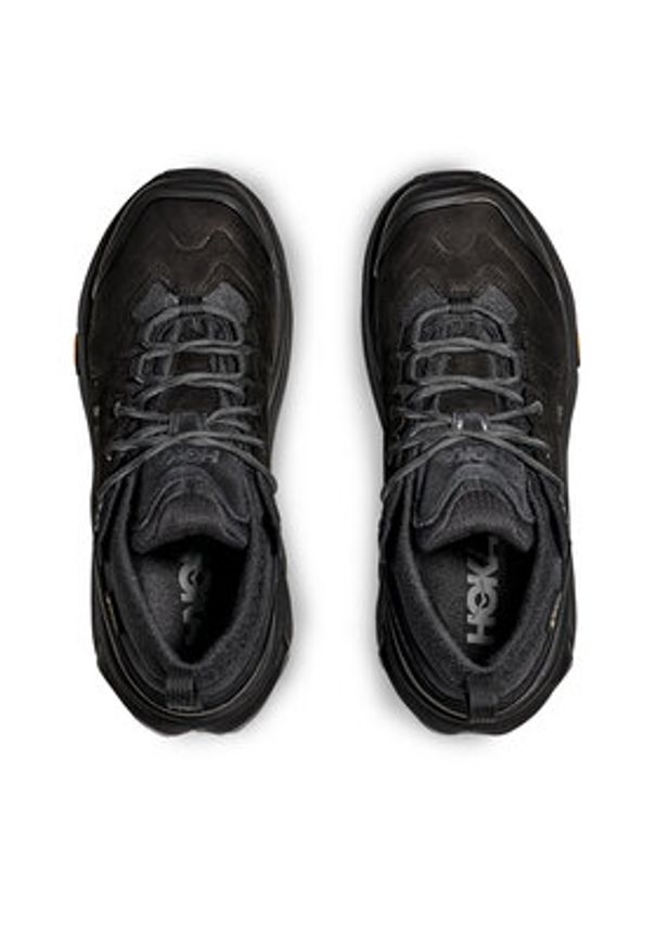 HOKA - Hoka Trekkingi Kaha 3 Low GTX 1162533 Czarny. Kolor: czarny. Materiał: skóra