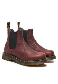 Dr. Martens Glany 2976 Wl 31874600 Bordowy. Kolor: czerwony. Materiał: skóra #6