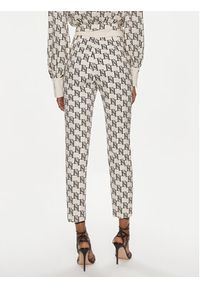 Elisabetta Franchi Spodnie materiałowe PA-S14-41E2-V320 Écru Slim Fit. Materiał: syntetyk #3