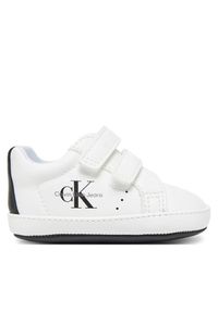 Sneakersy Calvin Klein Jeans. Kolor: biały