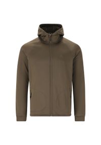 Polar z kapturem Whistler Tracker Powerstretch. Typ kołnierza: kaptur. Kolor: czarny, zielony, wielokolorowy. Materiał: polar. Sport: turystyka piesza