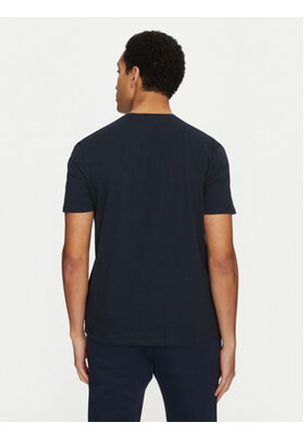 U.S. Polo Assn. T-Shirt MUP4083 Granatowy Regular Fit. Typ kołnierza: polo. Kolor: niebieski. Materiał: bawełna