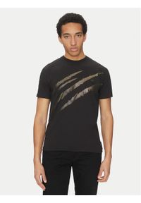 Plein Sport T-Shirt SAEC MTK8008 STE001N Czarny Regular Fit. Kolor: czarny. Materiał: bawełna. Styl: sportowy #1