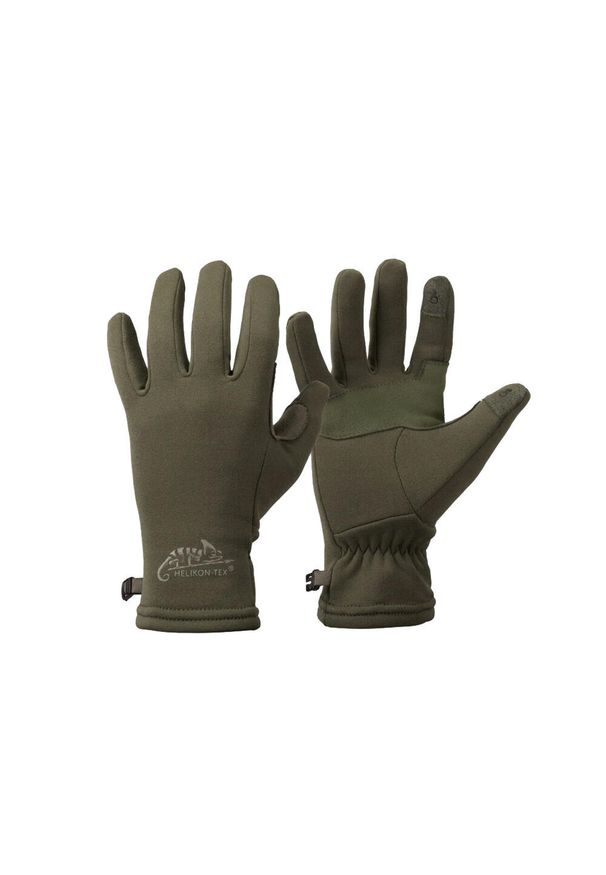 Helikon-Tex - Rękawice turystyczne jesienno zimowe Tracker Outback. Kolor: zielony. Sezon: zima, jesień