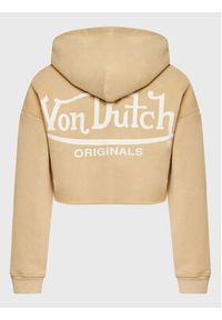 Von Dutch Bluza Munja 6 221 032 Beżowy Regular Fit. Kolor: beżowy. Materiał: bawełna