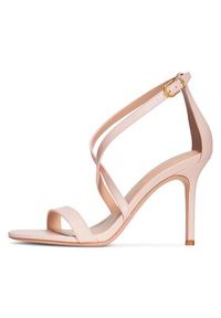 Lauren Ralph Lauren Sandały Gabriele 802904245001 Różowy. Kolor: różowy. Materiał: skóra