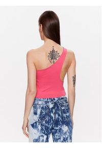 Calvin Klein Jeans Top J20J220788 Różowy Slim Fit. Kolor: różowy. Materiał: syntetyk #5
