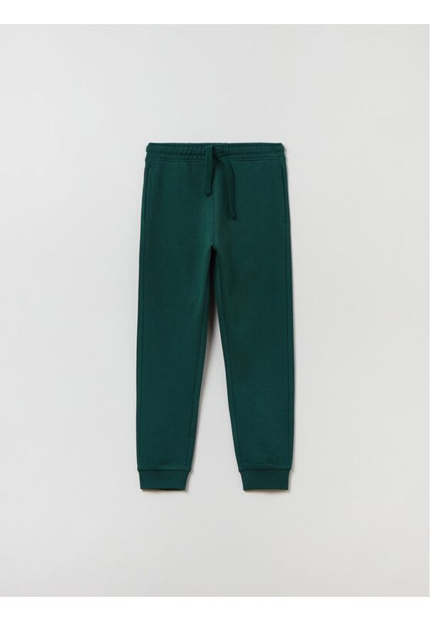 OVS Spodnie dresowe 1833882 Zielony Regular Fit. Kolor: zielony. Materiał: bawełna