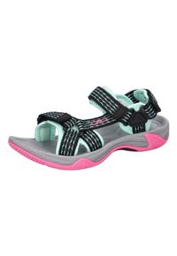 Sandały dziecięce CMP Kids Hamal Hiking. Kolor: wielokolorowy, szary, czarny, różowy. Sport: turystyka piesza