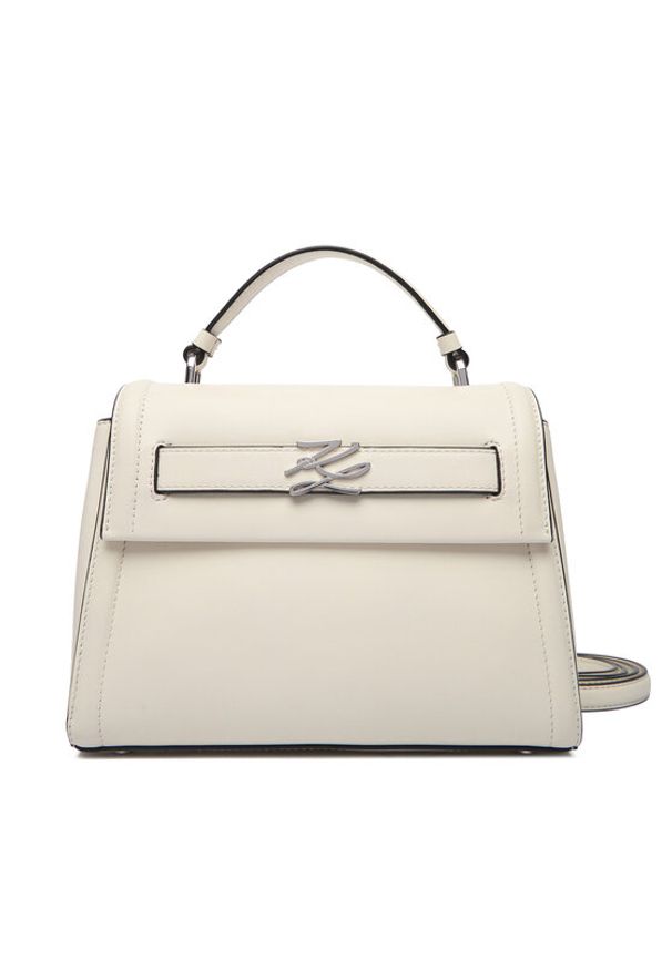 Karl Lagerfeld - KARL LAGERFELD Torebka B1W30278 Biały. Kolor: biały. Materiał: skórzane