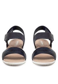 Geox Sandały D Sandal Vega D02R6F 09ACF C4322 Granatowy. Kolor: niebieski. Materiał: skóra #3