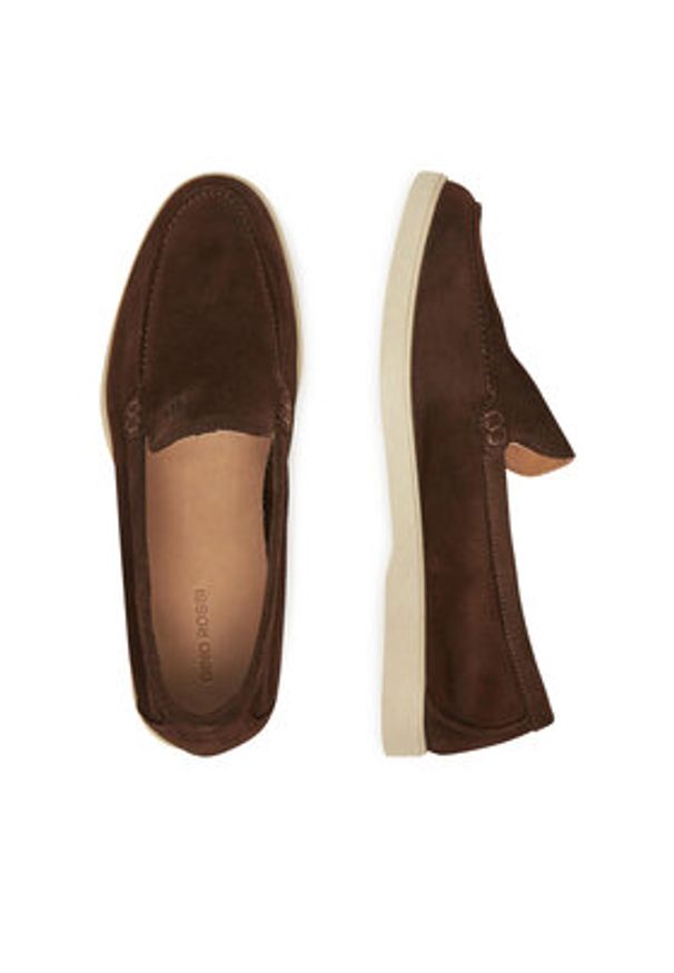 Gino Rossi Mokasyny MASSI-01 MI08 Brązowy. Kolor: brązowy. Materiał: zamsz, skóra