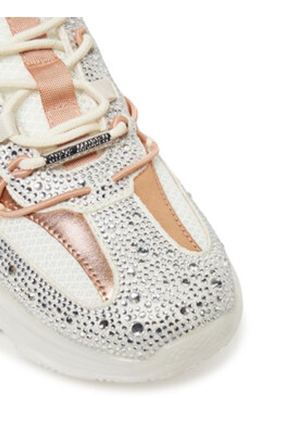 Steve Madden Sneakersy Magneto-R-E SM19000109 Srebrny. Kolor: srebrny. Materiał: materiał
