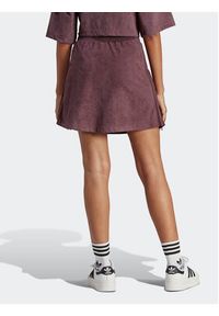 Adidas - adidas Spódnica dresowa adicolor Classics Suede HM1687 Bordowy Slim Fit. Kolor: czerwony. Materiał: syntetyk #5