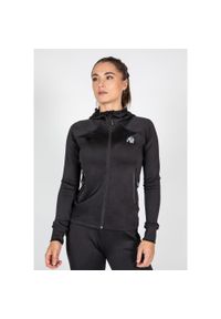 GORILLA WEAR - Halsey Kurtka dresowa - Czarny. Kolor: czarny. Materiał: dresówka. Sport: fitness #1