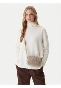 Calvin Klein Torebka LV04F3279G Beżowy. Kolor: beżowy. Materiał: skórzane #5