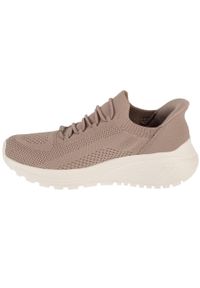 skechers - Buty sportowe Sneakersy damskie, Slip-Ins: Bobs Sparrow 2.0 - Lucky Run. Kolor: beżowy. Sport: bieganie