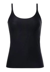 Chantelle Top Soft Stretch C10620 Czarny Slim Fit. Kolor: czarny. Materiał: syntetyk #4