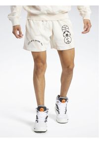 Reebok Szorty sportowe Classics Block Party Shorts HT8180 Biały. Kolor: biały. Materiał: bawełna. Styl: sportowy #1