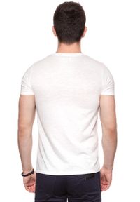 Wrangler - KOSZULKA WRANGLER OVERDYE TEE OFFWHITE W7B36EB02. Wzór: nadruk #6