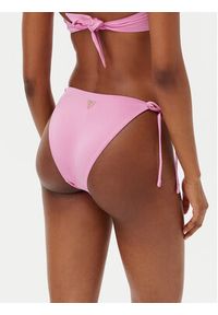 Guess Dół od bikini E5GO17 KC692 Różowy Regular Fit. Kolor: różowy. Materiał: syntetyk #3