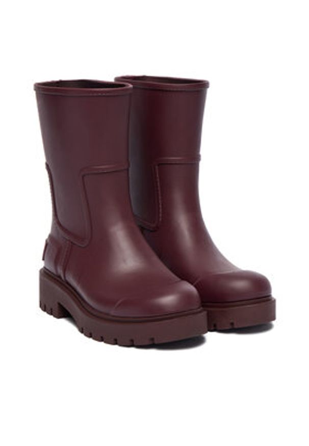 Calvin Klein Jeans Kalosze YW0YW02004 Bordowy. Kolor: czerwony. Materiał: guma