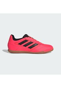 Adidas - Buty Super Sala II Football IN. Kolor: wielokolorowy, różowy, czarny. Materiał: materiał. Sport: piłka nożna