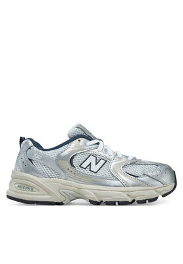 New Balance Sneakersy GR530KA Srebrny. Kolor: srebrny. Materiał: materiał