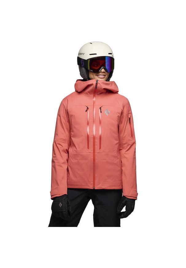 Damska kurtka narciarska Black Diamond Recon LT Stretch. Kolor: pomarańczowy, różowy, wielokolorowy. Sezon: zima. Sport: narciarstwo
