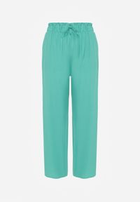 Renee - Zielone Spodnie Karrill. Kolor: zielony. Materiał: wiskoza. Długość: długie. Sezon: lato. Styl: elegancki #8