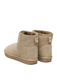 DeeZee Śniegowce DZ-79 Beżowy. Kolor: beżowy. Materiał: skóra, zamsz #2