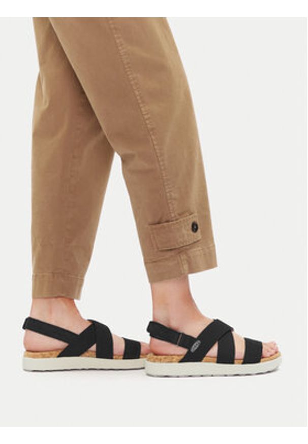 keen - Keen Sandały Elle Criss Cross 1028627 Czarny. Kolor: czarny. Materiał: materiał