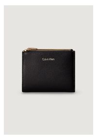Calvin Klein Portfel Foil Logo Dbl Zip Cardcase LV04F1135G Czarny. Kolor: czarny. Materiał: skóra #1