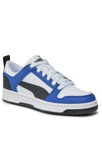 Sneakersy Puma Puma Rebound Layup Lo SL Jr* 37049019 White/Blue. Kolor: niebieski