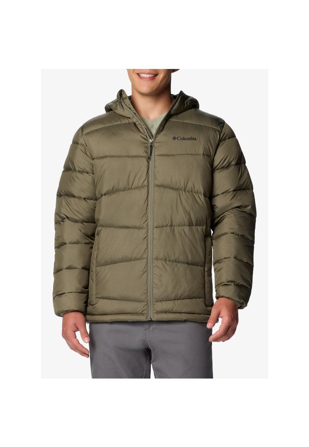 columbia - Kurtka ocieplana męska Columbia Fivemile Butte II Hooded Jacket. Kolor: zielony. Sport: turystyka piesza