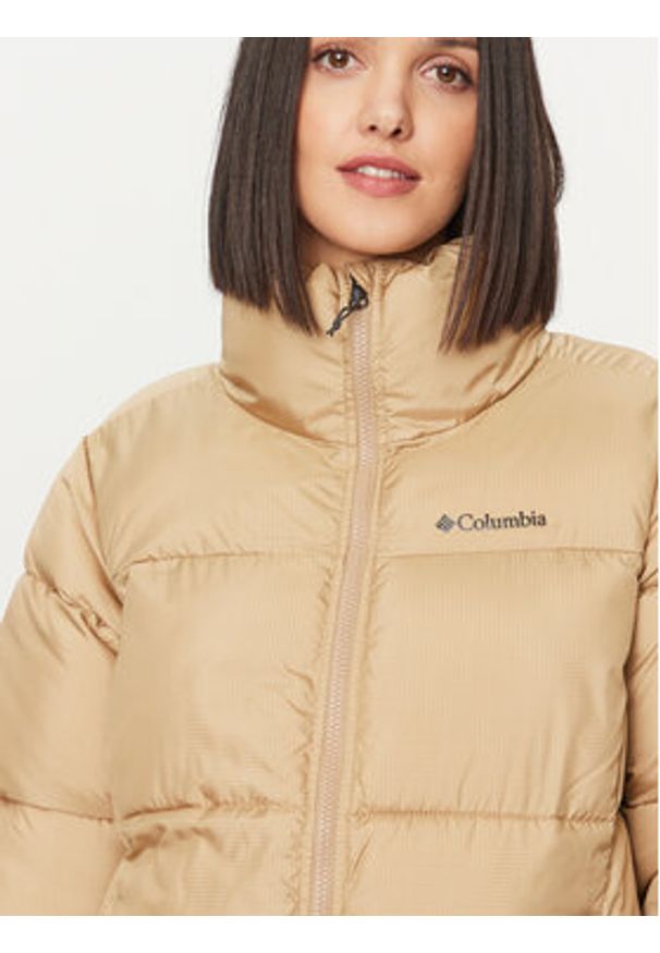 columbia - Columbia Kurtka zimowa Puffect™ Jacket Brązowy Regular Fit. Kolor: brązowy. Materiał: syntetyk. Sezon: zima