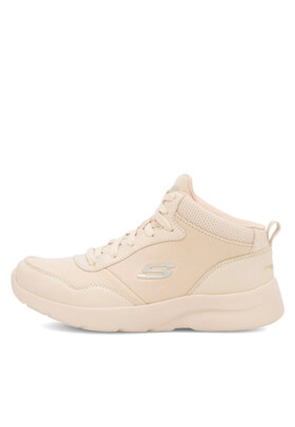 skechers - Skechers Sneakersy 66666321 Beżowy. Kolor: beżowy. Materiał: skóra
