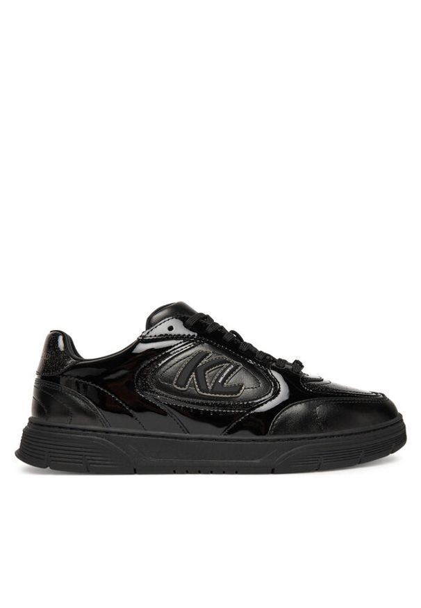 Karl Lagerfeld - KARL LAGERFELD Sneakersy Kourtney KL63025 Czarny. Kolor: czarny. Materiał: skóra