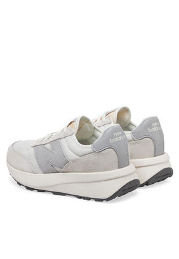 New Balance Sneakersy GS370AA Szary. Kolor: szary. Materiał: zamsz, skóra