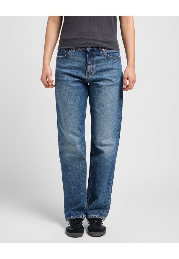 Lee - DAMSKIE SPODNIE LEE RIDER CLASSIC CLASSIC INDIGO 112341354