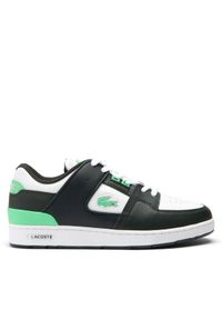 Lacoste Sneakersy Court Cage 747SMA0050 Czarny. Kolor: czarny. Materiał: skóra