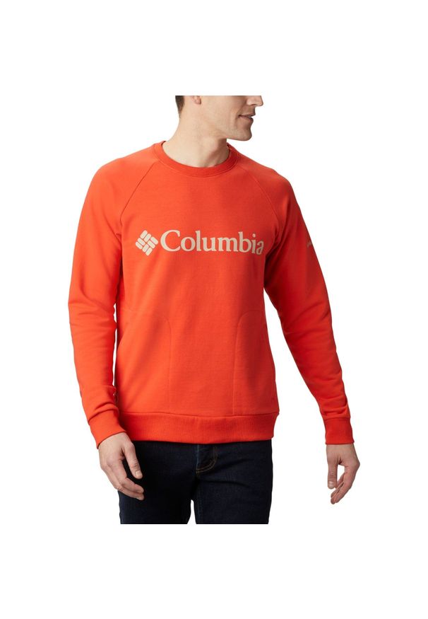 columbia - Bluza męska Columbia Lodge 1861748845. Kolor: pomarańczowy
