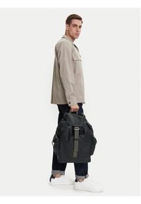 Calvin Klein Jeans Plecak Cargo Flap Backpack 43 LV04G3077G Czarny. Kolor: czarny. Materiał: skóra #3