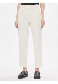 MAX&Co. Spodnie materiałowe Gennaio Biały Regular Fit. Kolor: biały. Materiał: syntetyk
