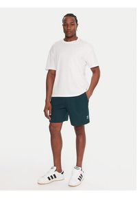 Adidas - adidas Szorty sportowe Essentials Trefoil JW1040 Zielony Regular Fit. Kolor: zielony. Materiał: bawełna. Styl: sportowy #5