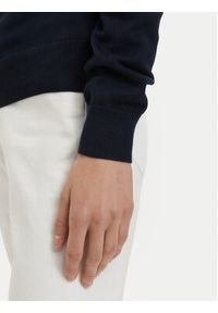 Beverly Hills Polo Club Sweter P-SS26W-M536563 Granatowy Regular Fit. Typ kołnierza: polo. Kolor: niebieski. Materiał: bawełna #5
