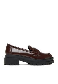 Nine West Loafersy CEO-KARIMA-01 Brązowy. Kolor: brązowy. Materiał: materiał #3