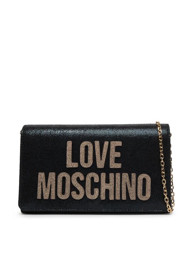 Love Moschino - LOVE MOSCHINO Torebka JC4104PP1OLK0000 Czarny. Kolor: czarny. Materiał: skórzane
