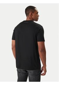 Karl Lagerfeld - KARL LAGERFELD T-Shirt 755070 561252 Czarny Regular Fit. Typ kołnierza: dekolt w karo. Kolor: czarny. Materiał: bawełna #3